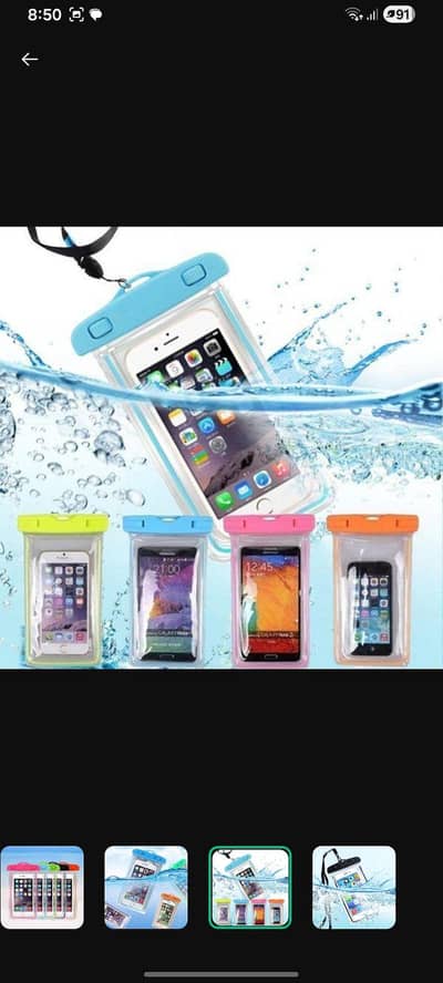 mobile Water proof cover
