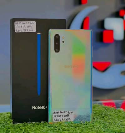 Samsung Mobile Note 10 Plus 12=512 GB mein official PTI pro 10 by 10
