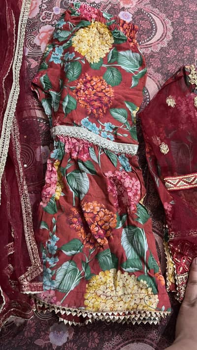Sharara Red and Golden