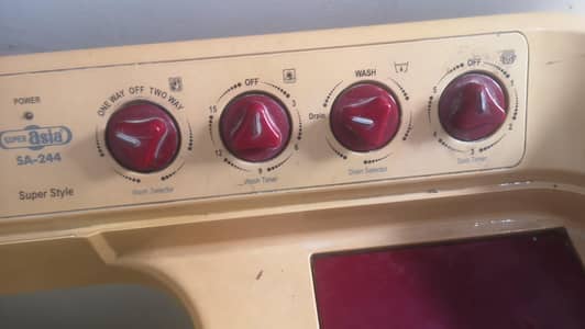 super asia washing machine used good working whtsap 030,544,74,200
