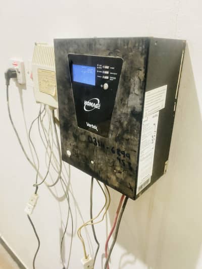 Homage 1kw hybrid solar inverter and ups vertex series support battery