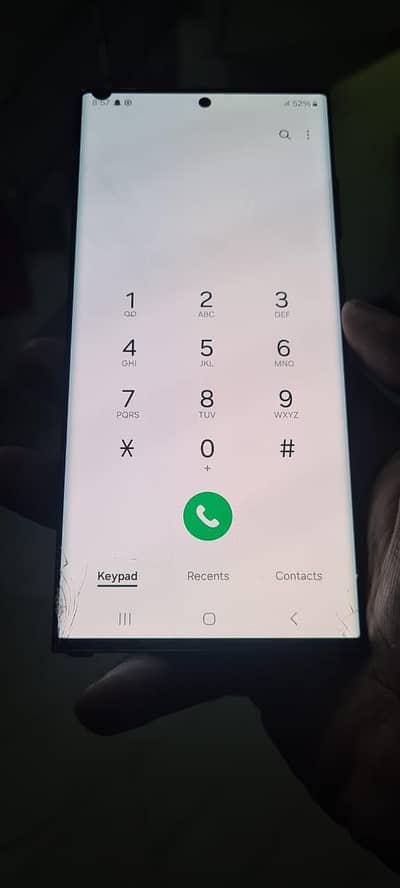 SAMSUNG S22 ULTRA non 8.128GB MINOR GLASS BREAK AND DOT 03261271600