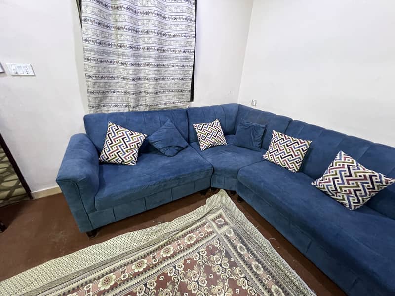 Sofa set Lshape 9 seaters with devaan 2
