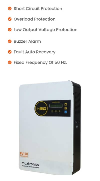 Muxtronics PV-10 7KW Solar Inverter