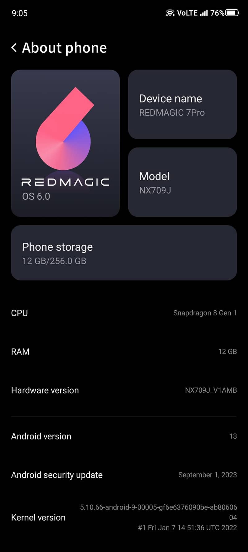 Red Magic 7pro Ghost Edition 2