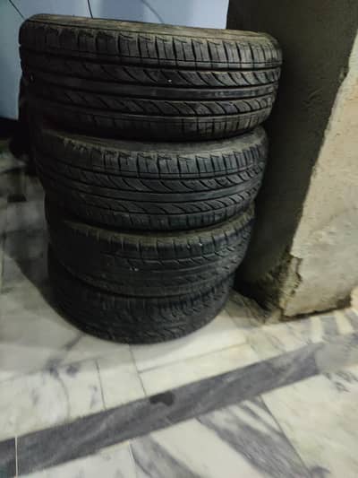 13" tyres goid condition only 10000 km use