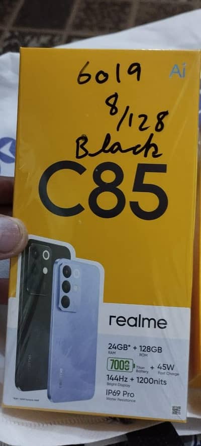 new mobile ha realme c85ha box open ha 8/128 contact 0335/470/71/ 75