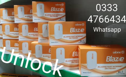 Ufone 4G Blaze Fast Internet On the Go LTE Mobile Router