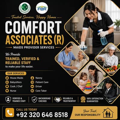 Philpino maids , Nigerian Nannies, House Helper, Cook Chef, Driver etc