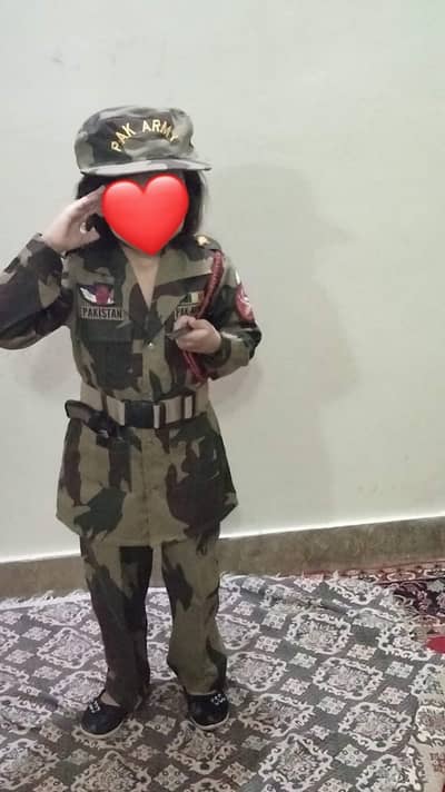 Female army officer uniform costume