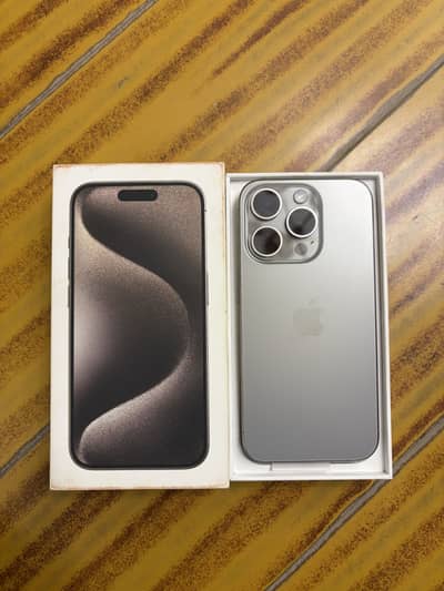 Iphone 15 pro pta approved 256gb