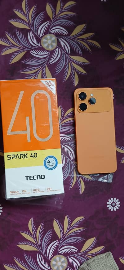 Tecno Spark 40 Sunlight Orange Clr 6+128
