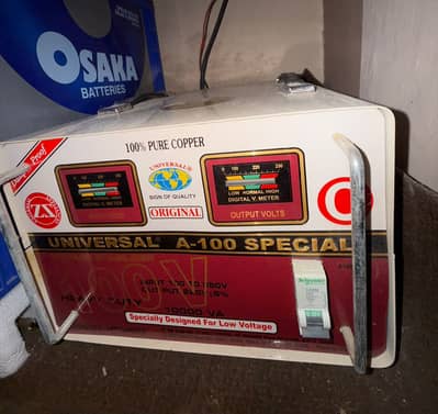 Universal Stabilizer A-100 SP(ENERGY SAVER) 10000 WATTS