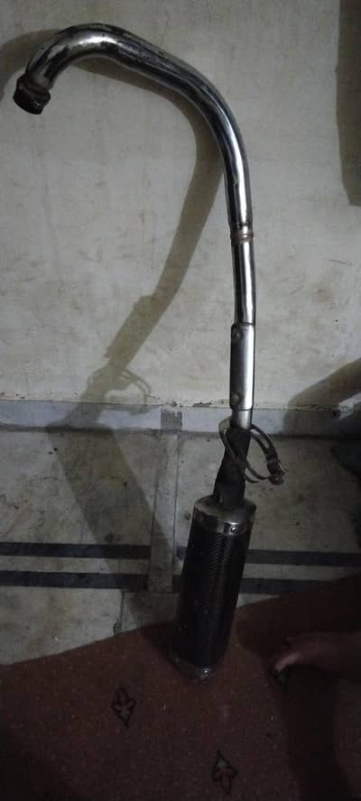 Yamaha ybr bend pipe with exhaust