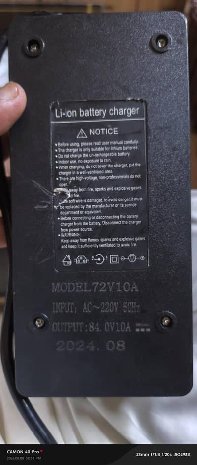 84v 10amp ebike charger