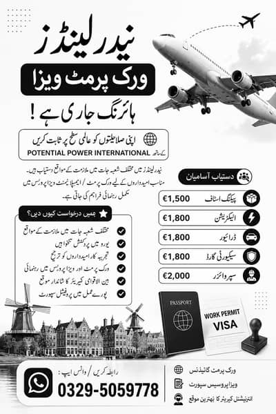  Netherlands Work Permit Jobs – Hiring Now