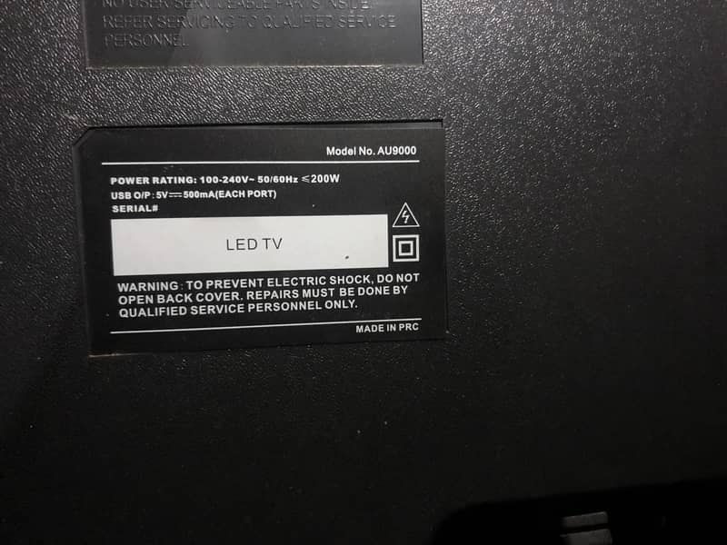 samsung 75 inch android led panel damagee 3