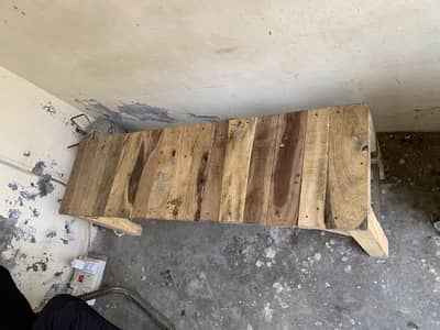 Counter 3x3 table    And a bench for 4 person