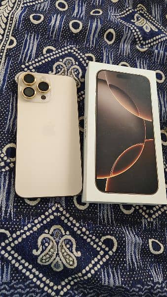 iPhone 16 pro max non PTA water pack 256 Gp memory full Box for sale
