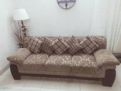 6 Seater Sofa Set with Cushions