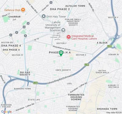 H 544 KANAL PLOT FOR SALE CORNER 21MARLA