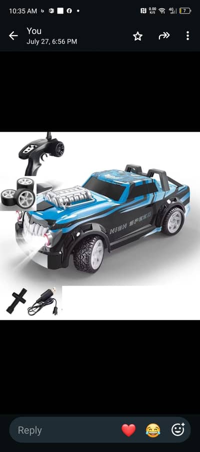 without battery brand new rc car