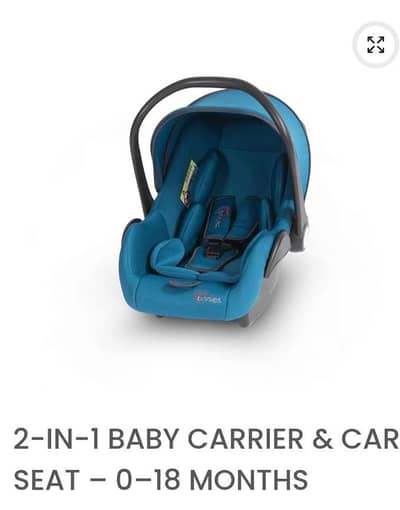 brand new car seat + carry cot