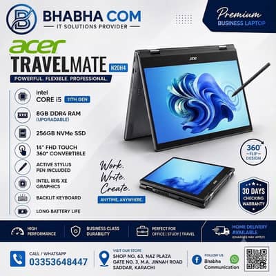 Acer TravelMate N20H4 (2-in-1 Touchscreen)