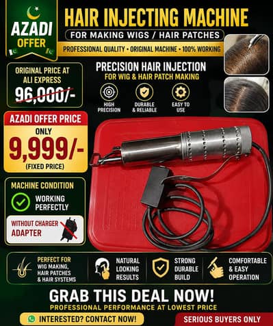 Hair Machine Injection for Inject making wig