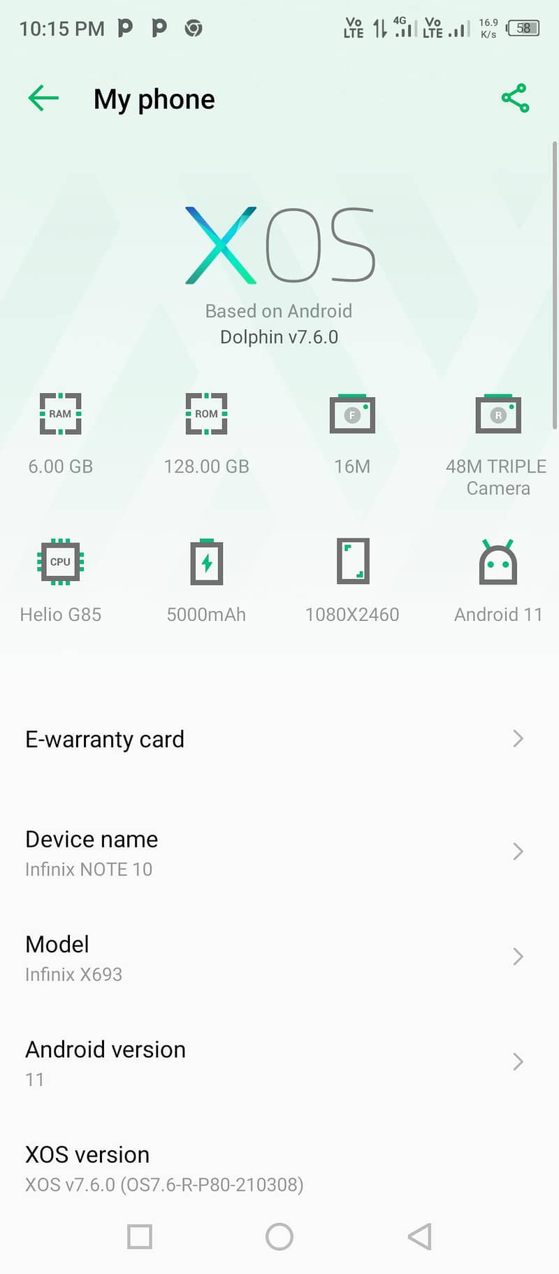 Infinix Note 10 2