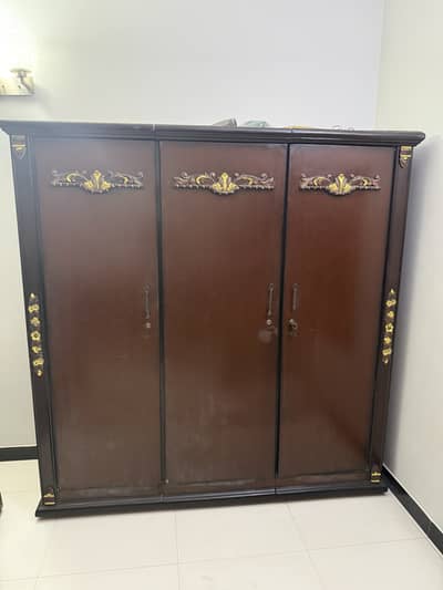 Wooden cupboards