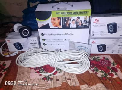 yeh new condition CCTV camera hai iski total price hai 03111876184