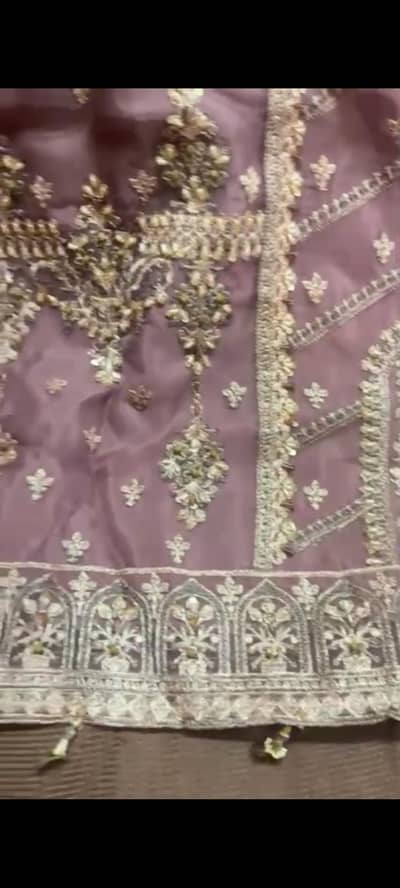 3 piece suit peach color Another dress dark purple frokmaxi new dress