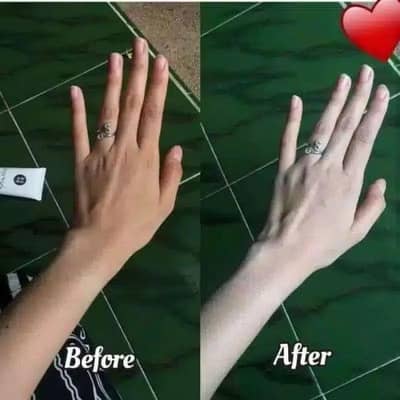 Gluta whitening skin polish