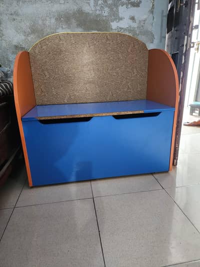 sofa and storage box