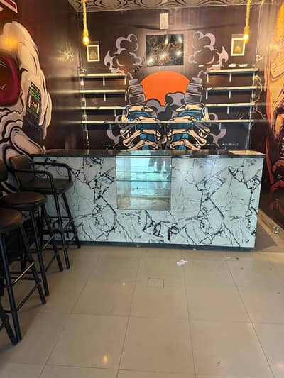counter & chairs