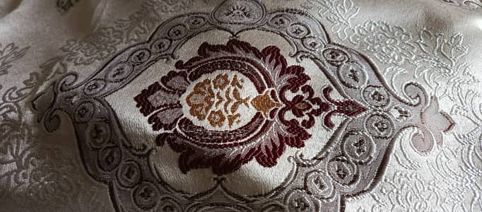 Curtain for sale Luxury Imported Embroidery Nepali