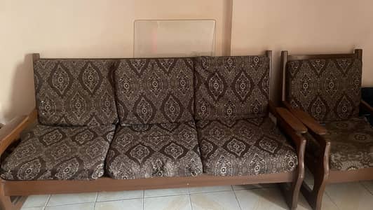 Sheesham wood sofa