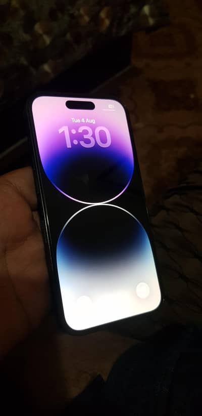 i phone 14 pro 256 gb non pta with only box sale black color