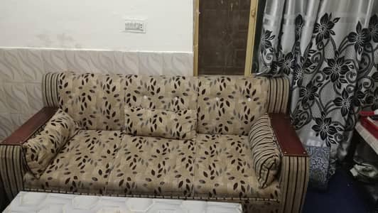 5 seater 2 sofas plus 3 table