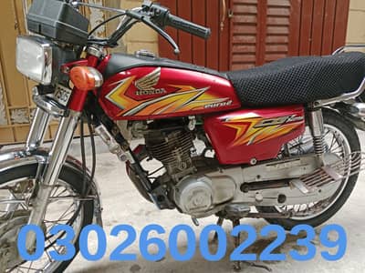 Honda 125 for sale genuine document clear urgent sale