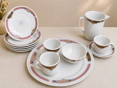 Unused 70-Piece Stoneware Dinner Set