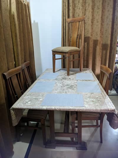 six seater pure sheesham dining table for sale