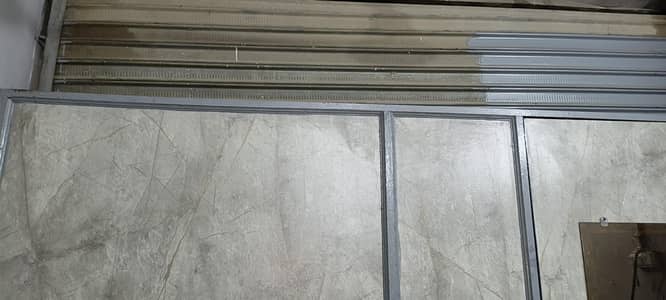 Wooden Office Gate with Mirror Door
