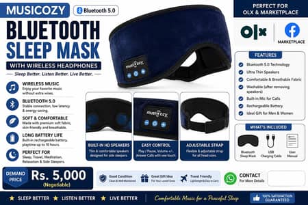 Bluetooth Sleep Headphones / Sleep Mask