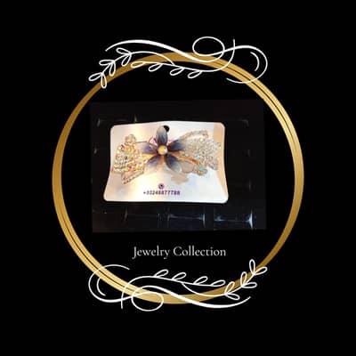 Luxury Crystal Flower Hair Clip – Stylish Party Barrette