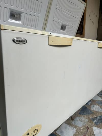 waves refrigerator and freezer full size