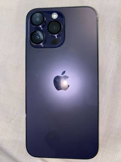 iPhone 14 Pro Max Dual PTA approved 256gb Deep Purple color