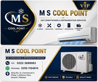 M s cool point air conditioner and refrigerator