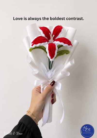 Handmade Red Flower Bouquet | Forever Rose Flowers